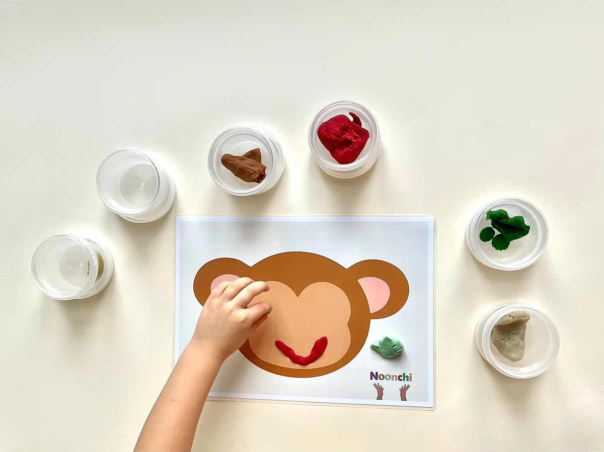 Child-safe mat for creative play – non-slip surface suitable for play dough, painting, and other crafts, easy to wipe clean.