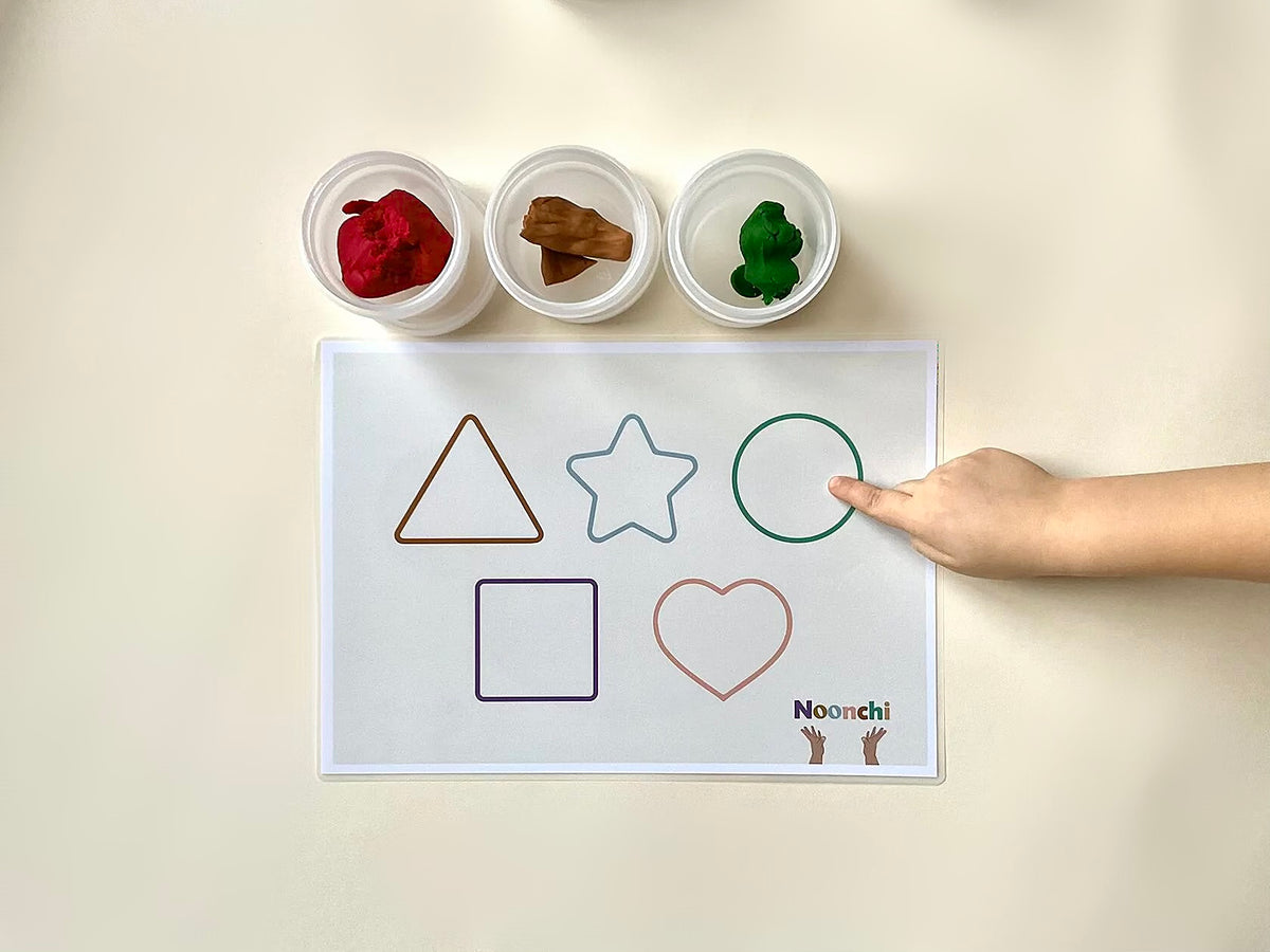 Versatile placemat for kids – great for play dough, painting, and crafts, offering a safe and easy-to-clean surface for creative activities.