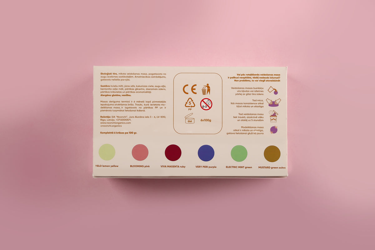 Organic Play Dough Signature Set 01