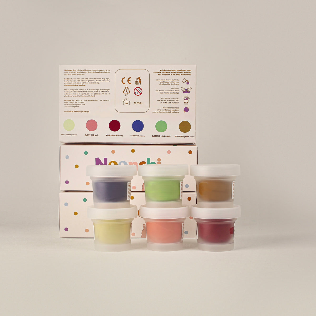 Organic Play Dough Signature Set 01